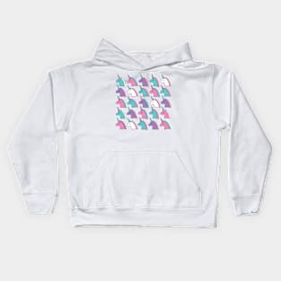 candy unicorns Kids Hoodie